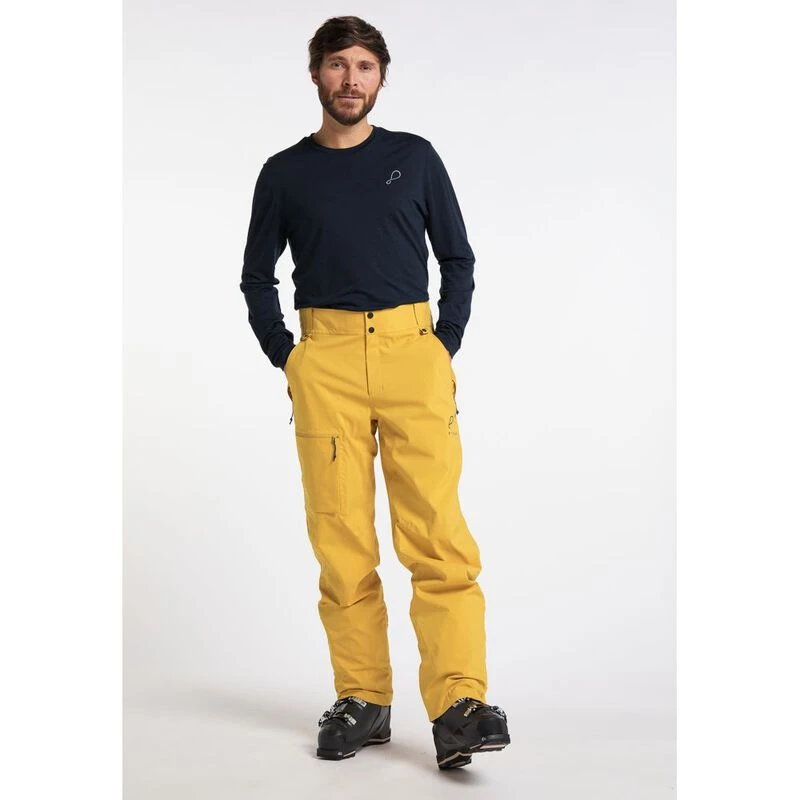 Gold Cotton Twill Trousers - Roderick Charles