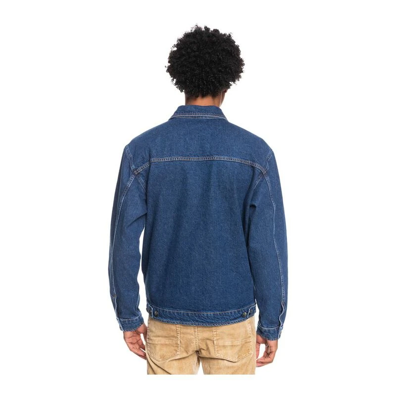 Quiksilver Mens Quik Denim Jacket Blue Sportpursuit