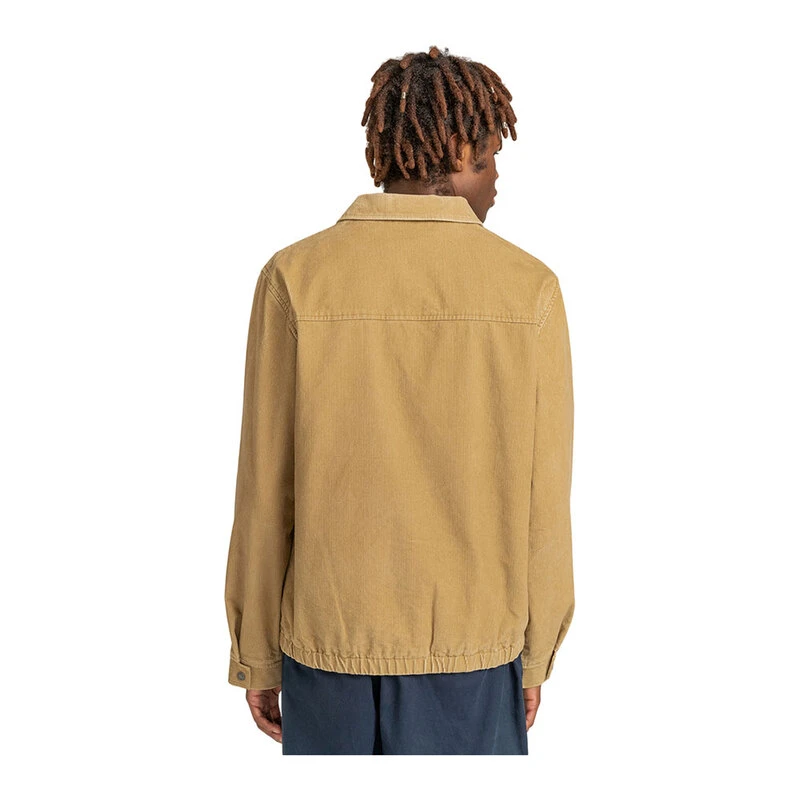 Element Mens Parker Cord Jacket Khaki Sportpursuit