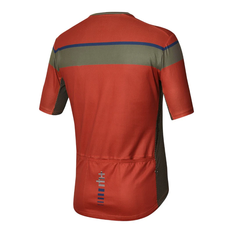 Maillot vélo RH+ Piuma rouge homme léger et respirant Maillot vélo RH+ Piuma rouge homme léger et respirant