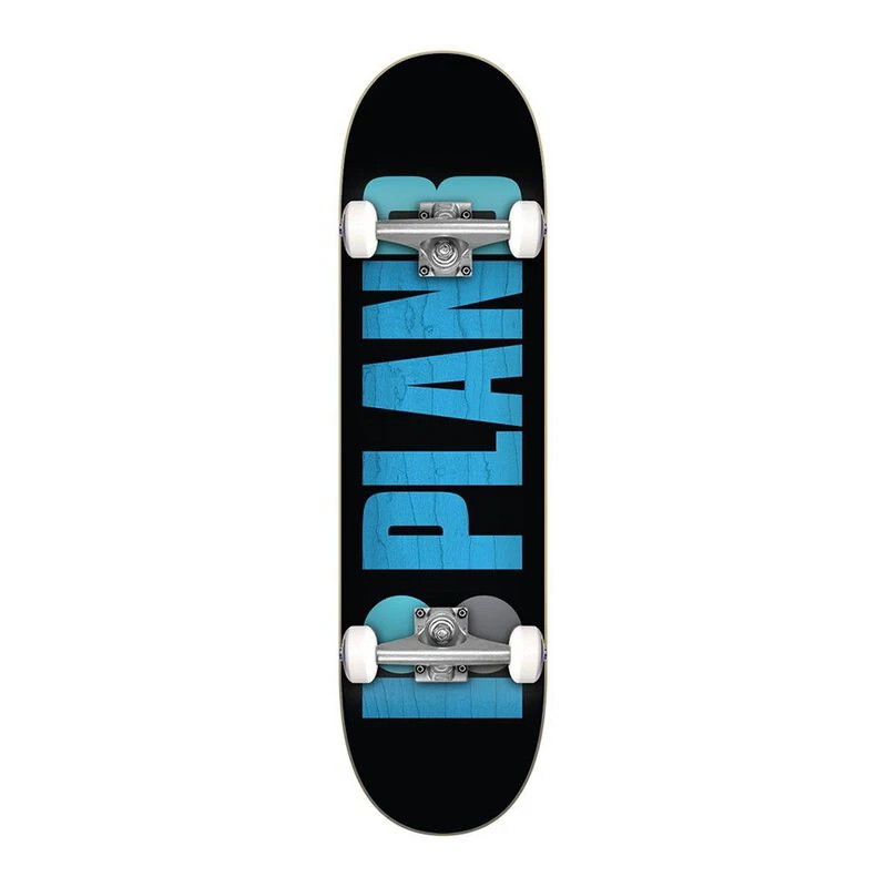 Skateboard Complet Plan B Classic Blue 8.375" X 32.125" | Planche Prête à Rouler Pour Adultes