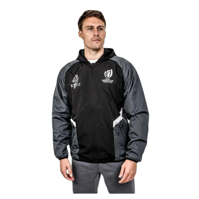 Rugby World Cup Mens Sideline Jacket Black Sportpursuit