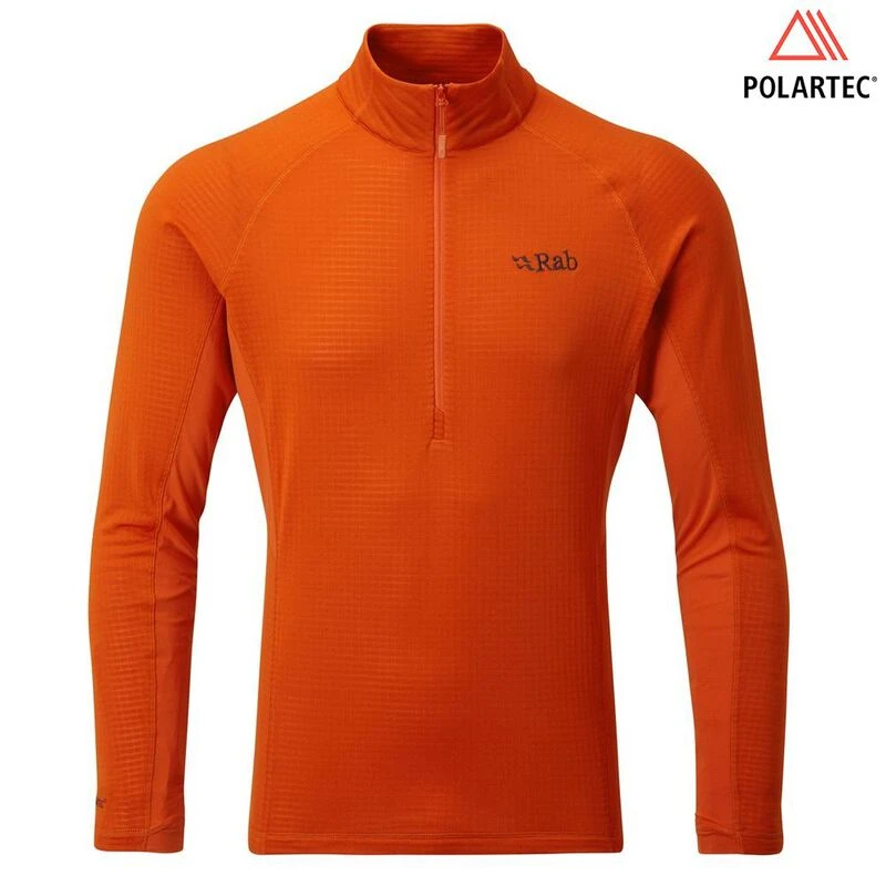 Rab mens power grid pullover store