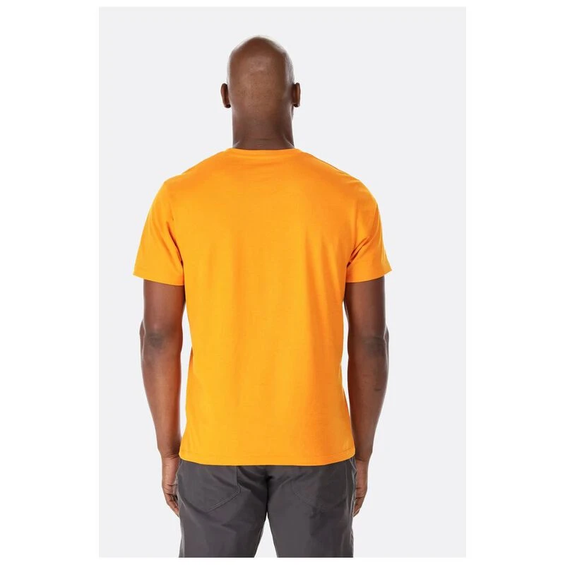 T-shirt Rab Homme Taille M Jaune, Manches Courtes, Coton, Respirant, Occasion