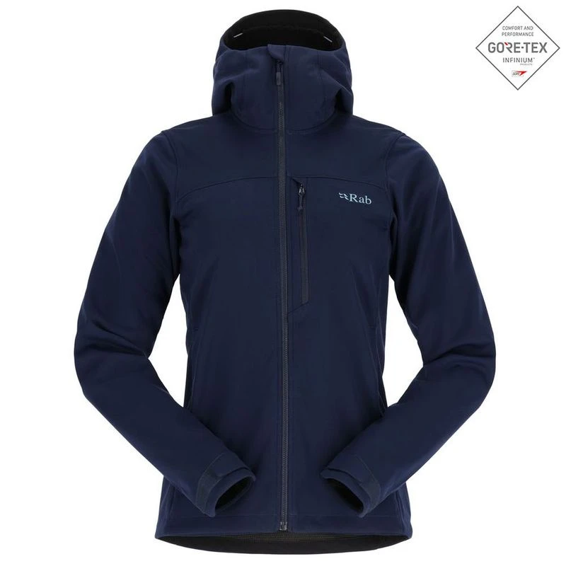 Rab Womens Scimitar Windstopper GTX Infinium Jacket Deep Ink Sport