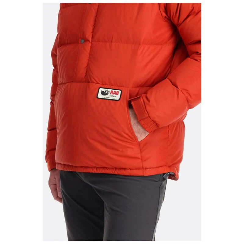 Rab Mens Kinder Down Jacket Red Clay Sportpursuit
