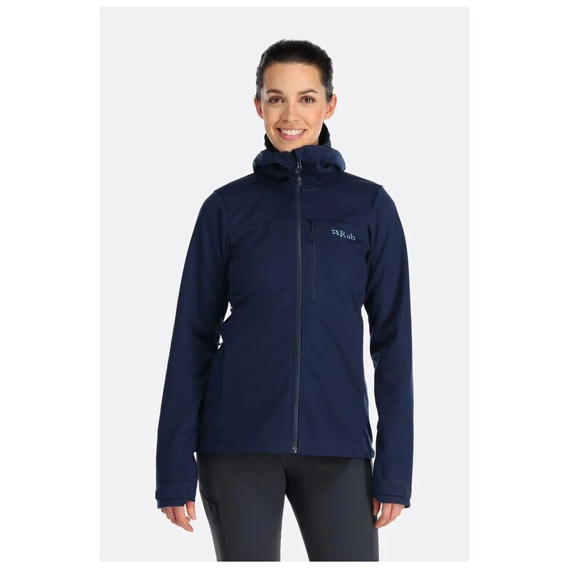 Rab Womens Scimitar Windstopper GTX Infinium Jacket Deep Ink Sport
