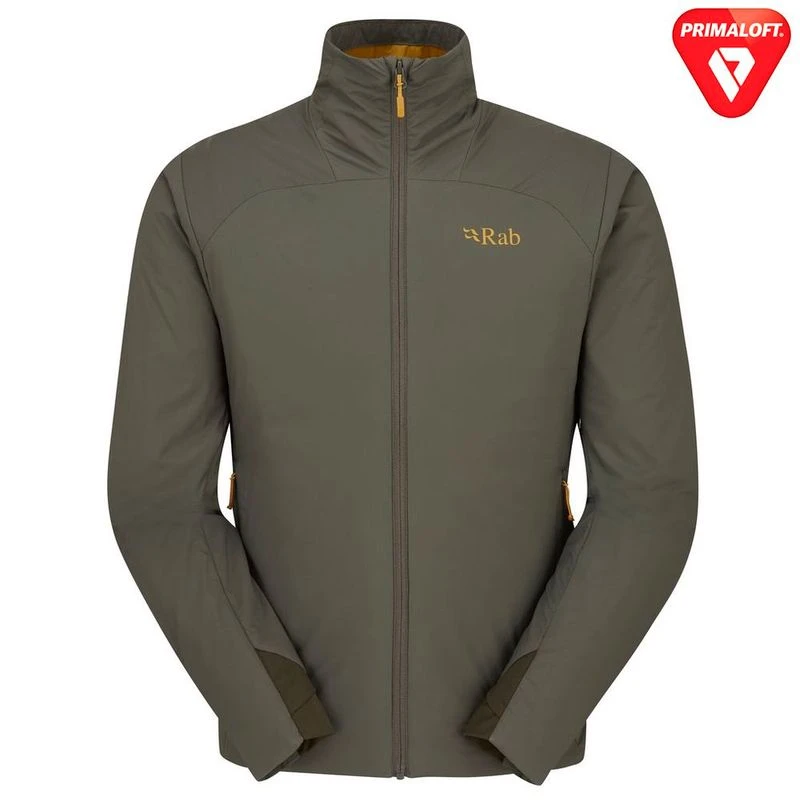 Khaki rab jacket discount