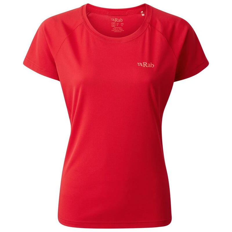 Rab Womens Pulse T Shirt Ruby Sportpursuit