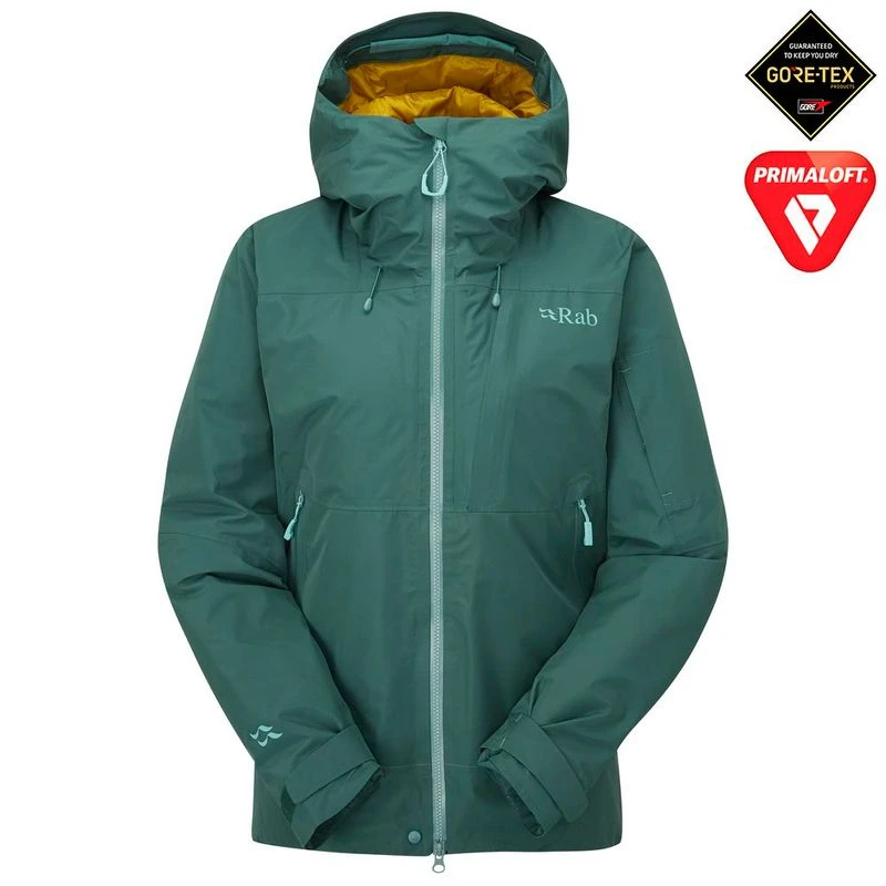 Rab Womens Khroma Volition GTX Jacket Green Slate Sportpursuit