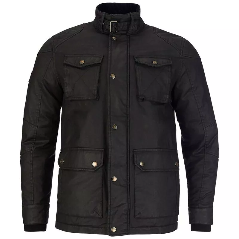 Raging Bull Mens Wax Field Jacket Black Sportpursuit