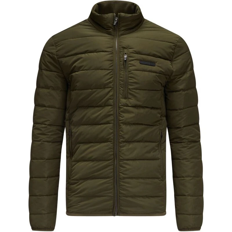 Raging Bull Mens Puffer Jacket Khaki Sportpursuit