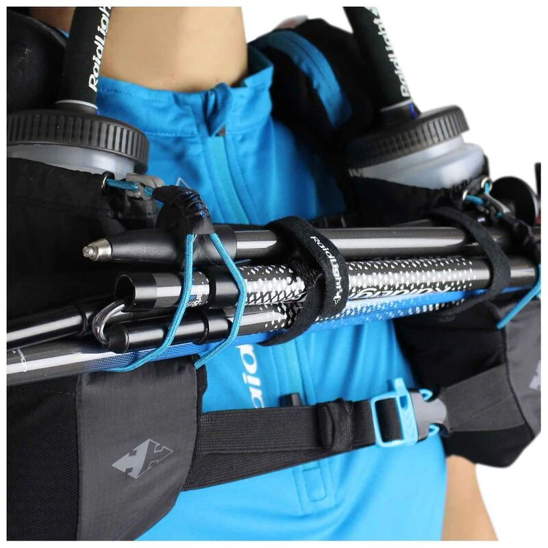 Raidlight Mens Ultra Legend 12L Hydration Vest Black Electric Blue