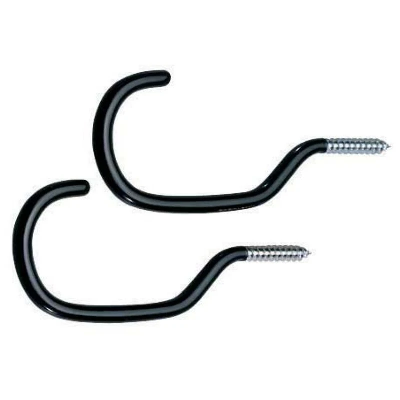 Raleigh Bike Storage Hooks Pair (Black)