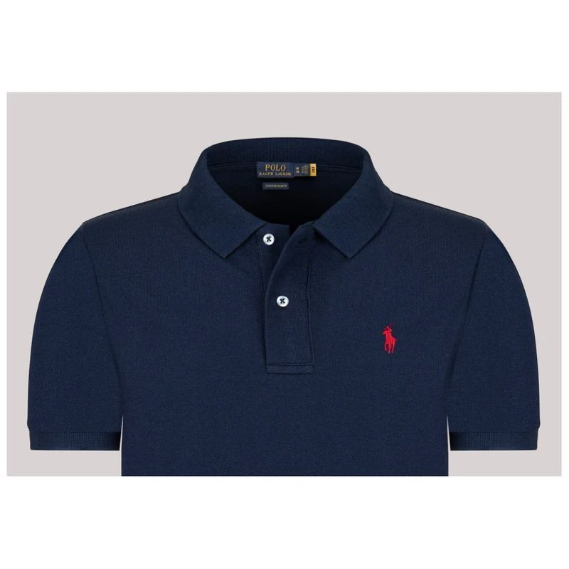 Men's blue ralph lauren polo shirt sales