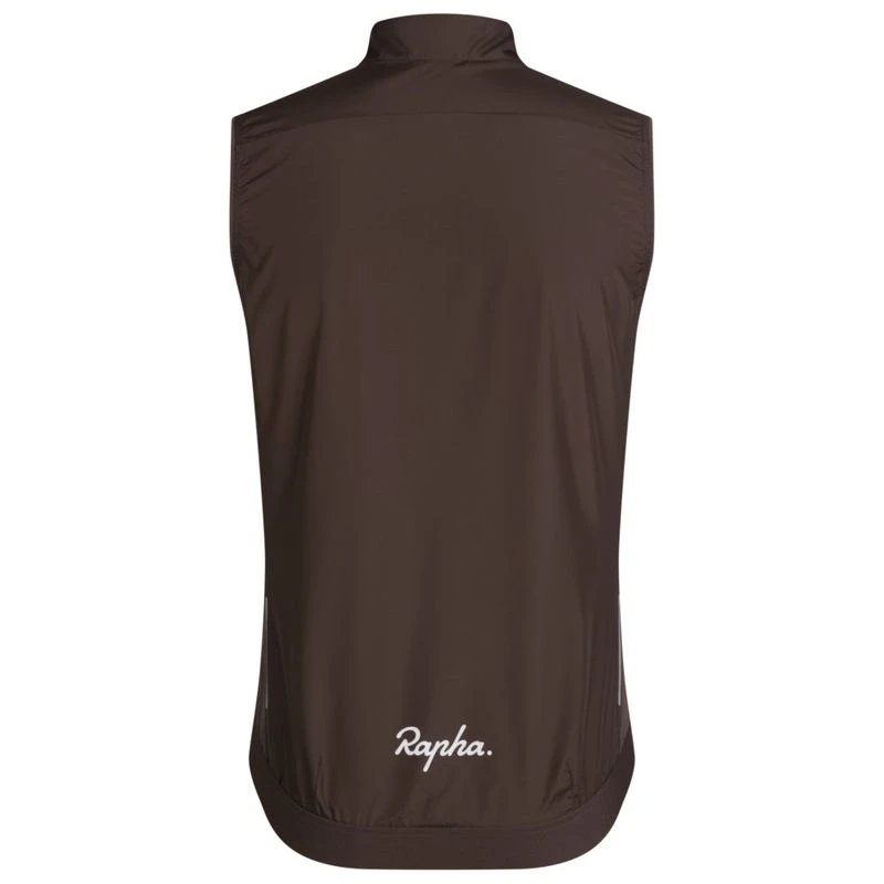 Rapha Mens Core Gilet (Deep Coffee/White) | Sportpursuit.com