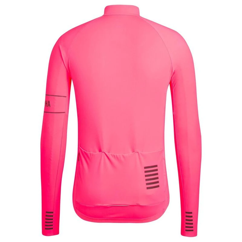 Rapha Mens Pro Team Thermal Long Sleeve Jersey (High-Vis