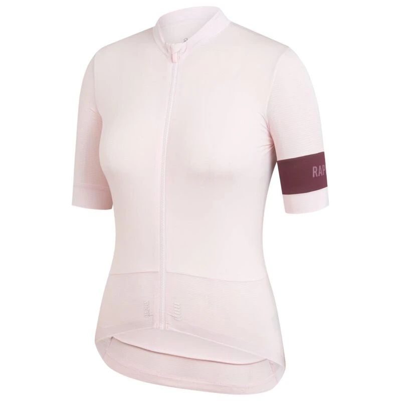 Rapha Womens Pro Team Jersey Pale Pink Wine Sportpursuit