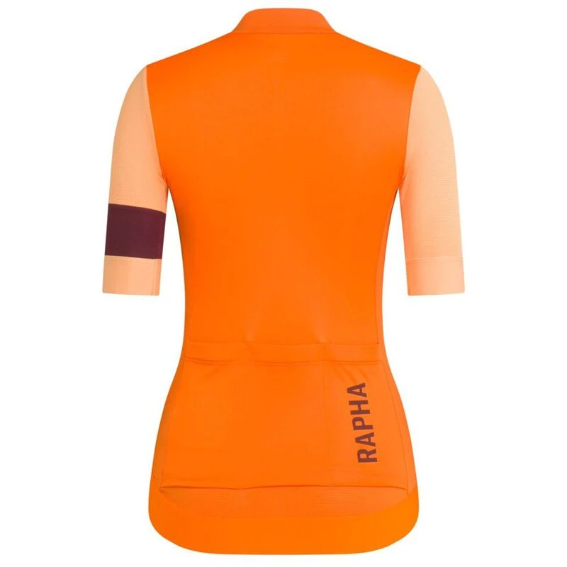Rapha pro team Jersey (S) オレンジ Rapha Pro Team Long Sleeve Training Jersey Orange S Used | eBay