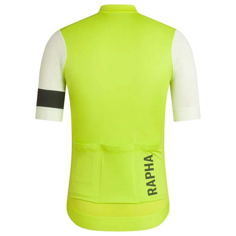 Rapha Mens Pro Team Training Jersey Lime Green Light Green Sportpu