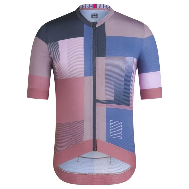 Rapha Mens Pro Team Training Time Jersey (Dark Grey/Blue) | Sportpursu