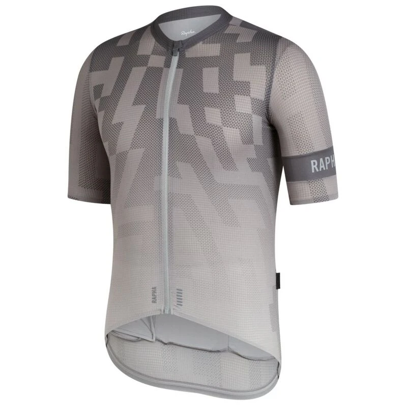 Rapha Pro Team Flyweight Jersey Sサイズ グレー Rapha Mens Pro Team Flyweight Aero Block Jersey (Grey