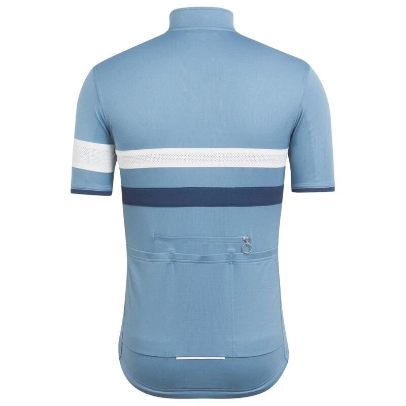 Rapha Mens Brevet Jersey (Grey Blue) | Sportpursuit.com