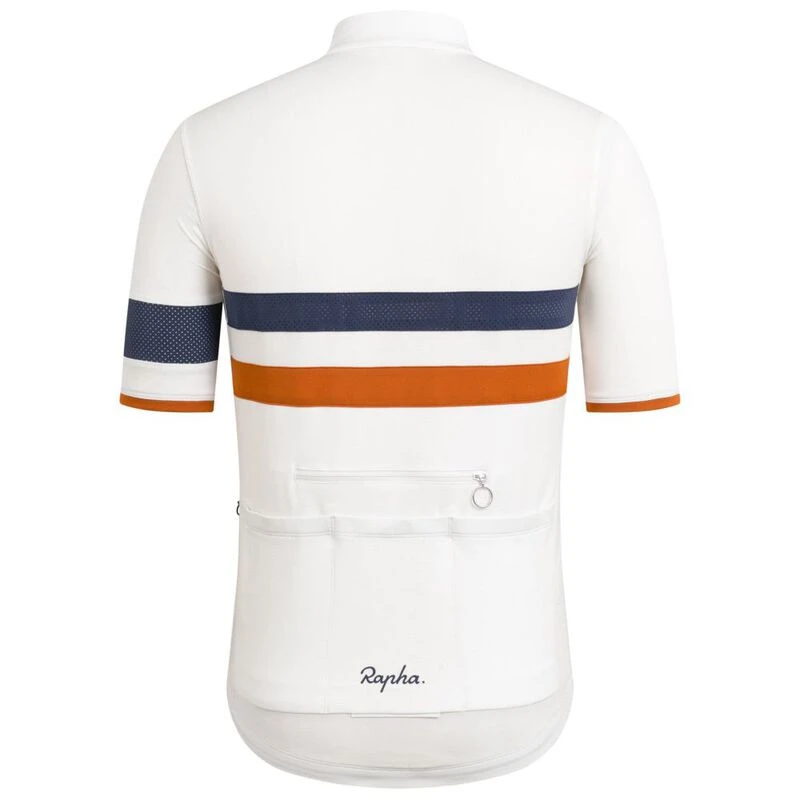 Rapha Mens Brevet Lightweight Jersey White Sportpursuit