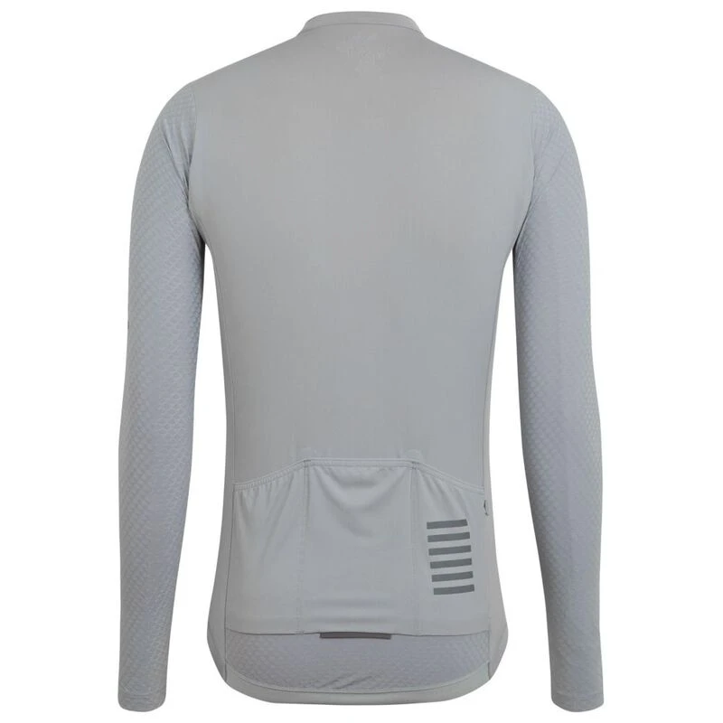 Rapha Mens Pro Team Aero Long Sleeve Jersey (Grey) | Sportpursuit.com