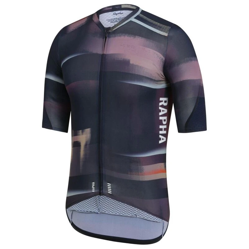 Rapha Mens Pro Team Aero Printed Jersey (Dark Navy/Pale Purple) | Spor