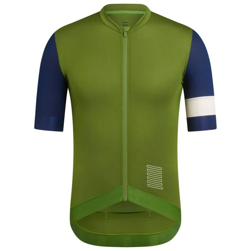 Rapha Mens Pro Team Training Jersey (Green/Navy) | Sportpursuit.com
