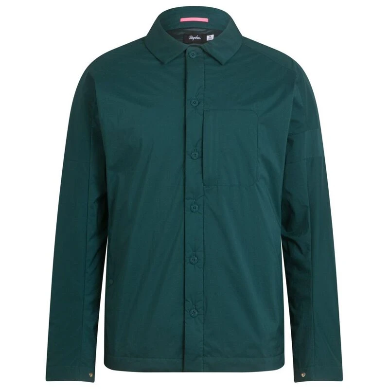 Rapha Mens Insulated Overshirt (Teal/Grey Blue) | Sportpursuit.com