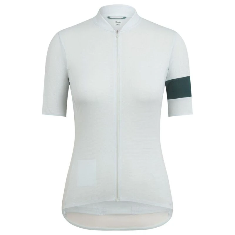 Rapha Womens Classic Flyweight Jersey (Grey/Teal) | Sportpursuit.com