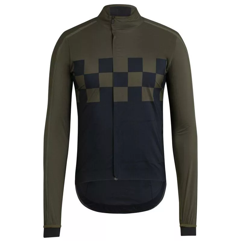 Rapha Mens Classic Wind Check Jacket (Dark Green/Black) | Sportpursuit