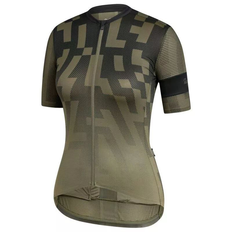 Rapha Womens Souplesse Flyweight Aero Block Jersey (Green