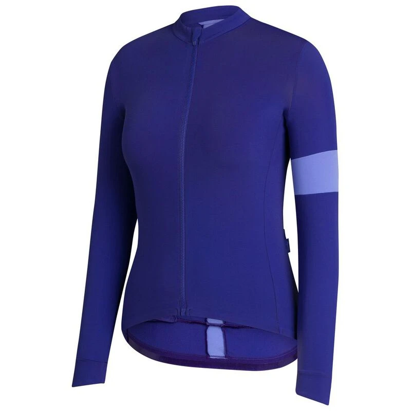 Rapha Womens Souplesse Thermal Jersey Blue Indigo Sportpursuit