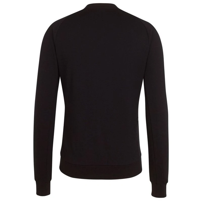 Rapha Mens Merino Windblock Sweatshirt Black Sportpursuit