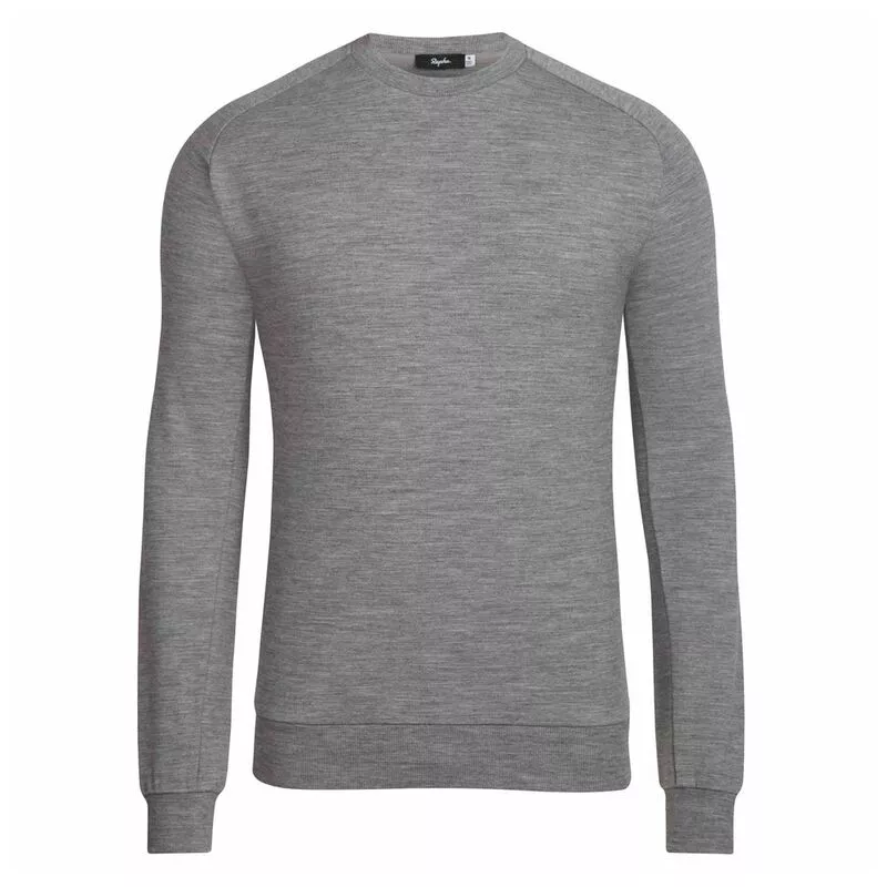 Rapha Mens Merino Sweatshirt (Grey) | Sportpursuit.com