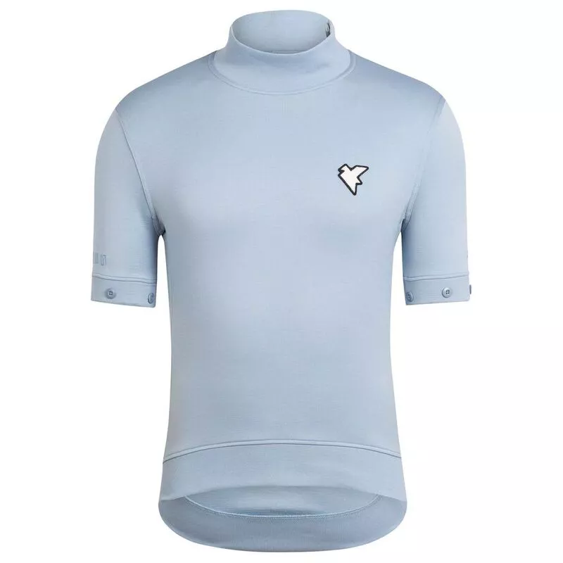 Rapha Mens Peace Race Jersey and Arm Warmers (Light Blue