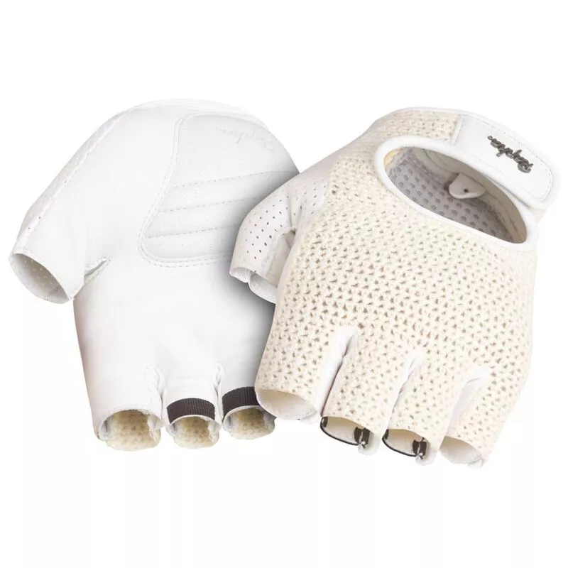 Rapha Mens Classic Crochet Gloves White Sportpursuit