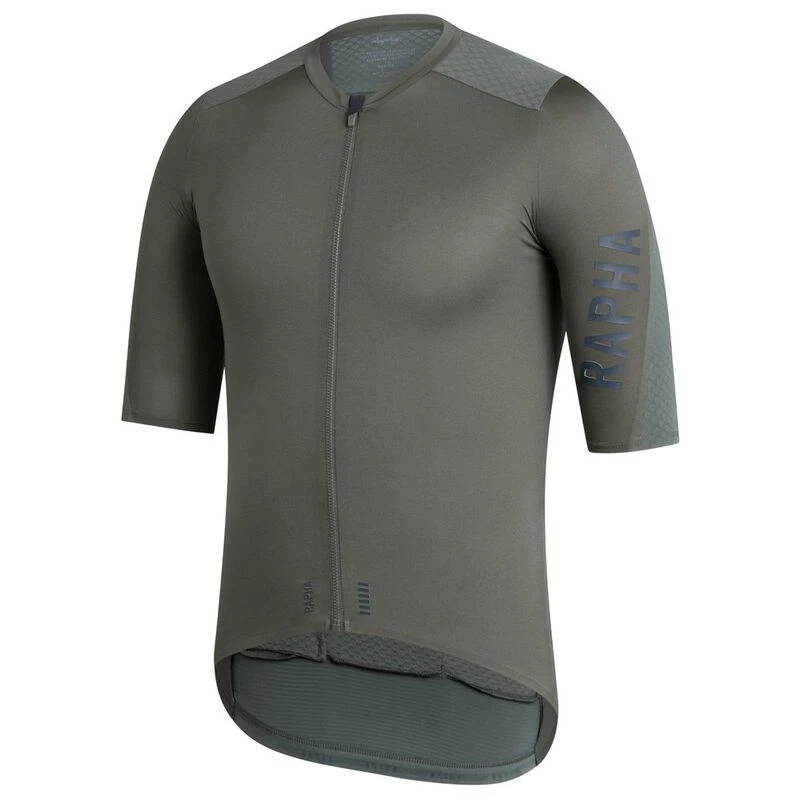 Rapha Mens Pro Team Aero Jersey (Green/Grey) | Sportpursuit.com