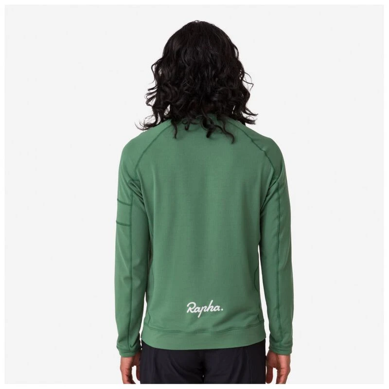 Rapha Mens Explore Pullover (Dark Green) | Sportpursuit.com