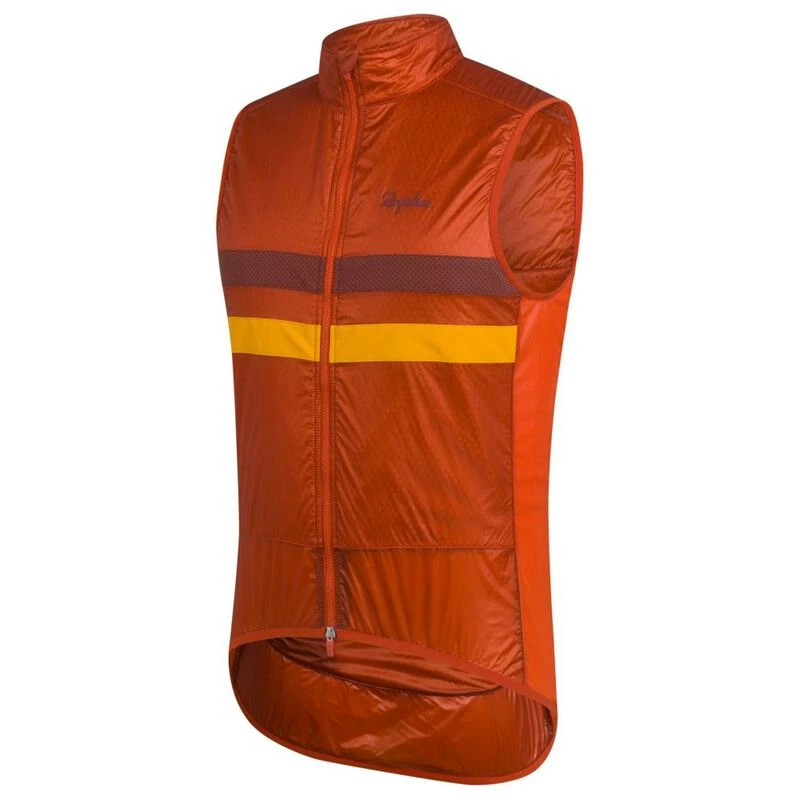 Rapha Mens Brevet Insulated Gilet (Terracotta/Yellow/Brick) | Sportpur
