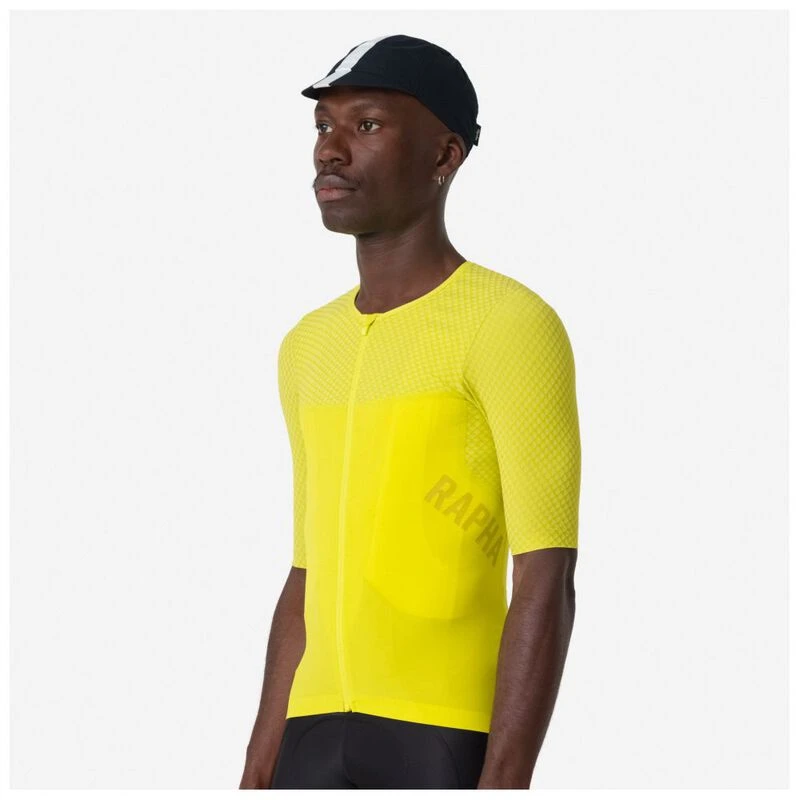 Rapha Mens Pro Team Crit Jersey Chartreuse Gecko Yellow Sportpursu