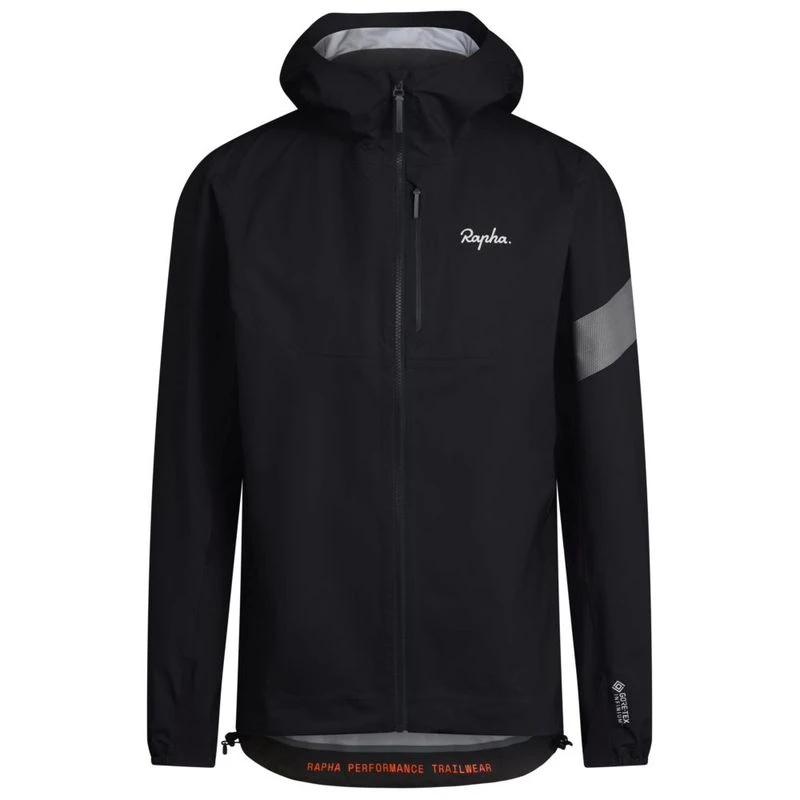 Rapha Mens Trail GORE-TEX Infinium Jacket (Black/Light Grey