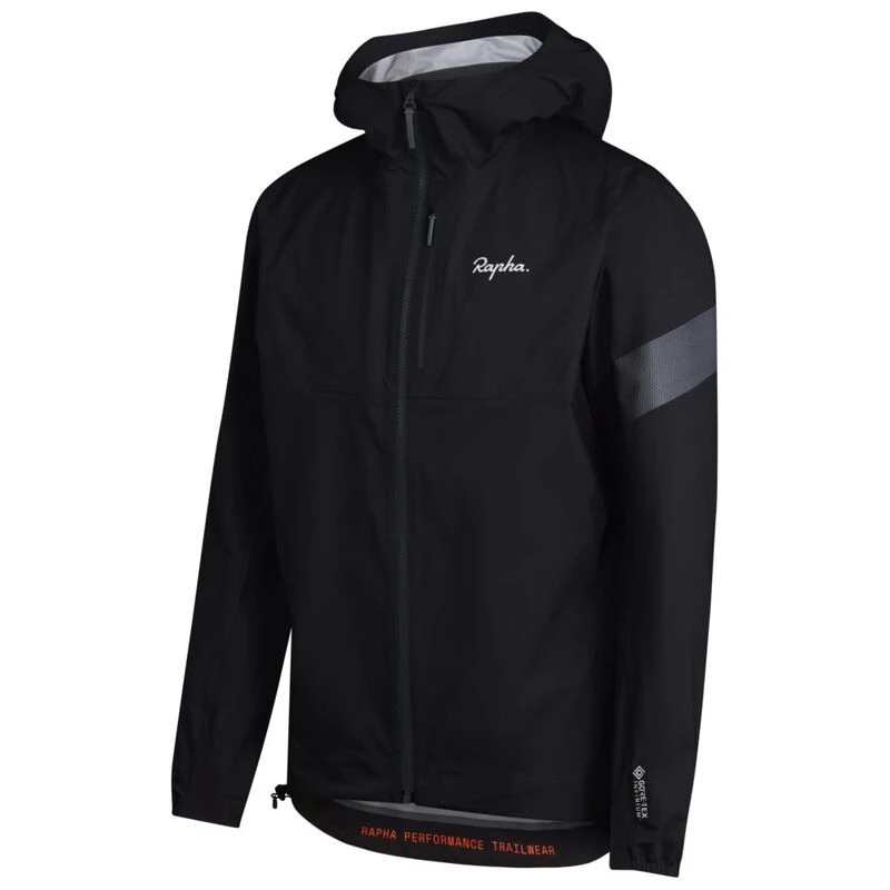 Rapha Mens Trail GORE-TEX Infinium Jacket (Black/Light Grey