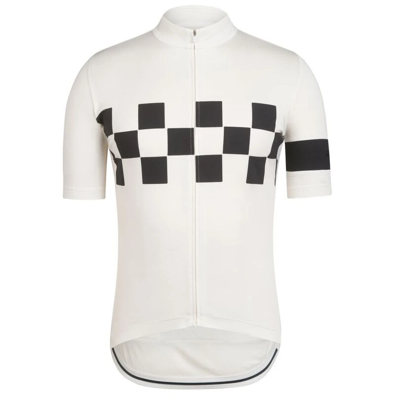Rapha Mens Check Jersey (Black/White) | Sportpursuit.com
