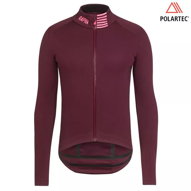 Rapha Mens Pro Team Softshell Jacket Rich Burgundy Sportpursuit
