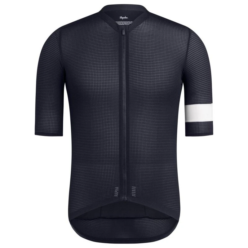 Rapha Mens Pro Team Flyweight Jersey (Dark Navy/White