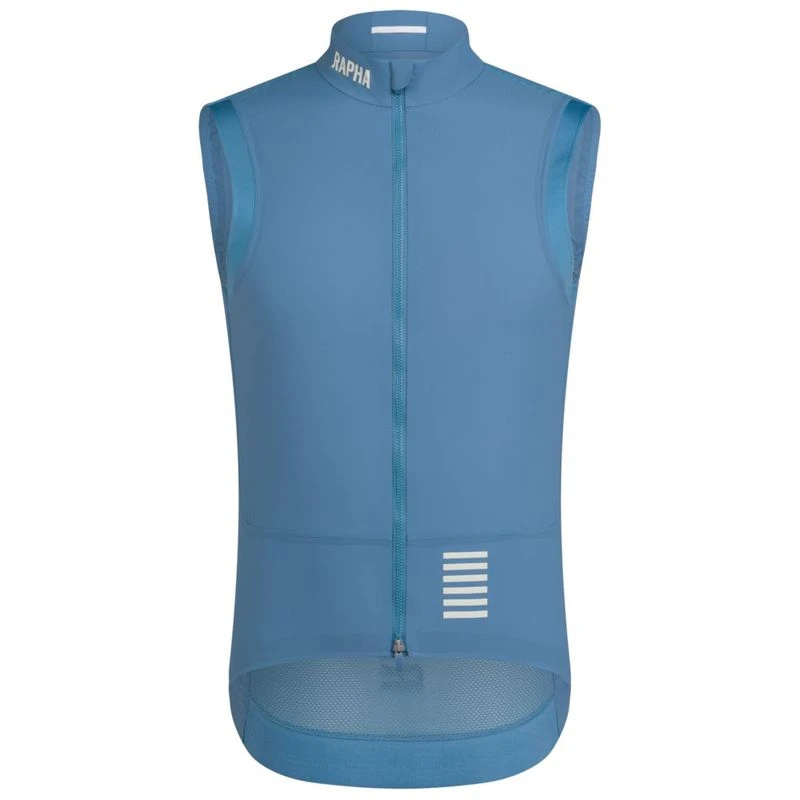 Rapha Mens Pro Team Gilet (Dusted Blue/White) | Sportpursuit.com